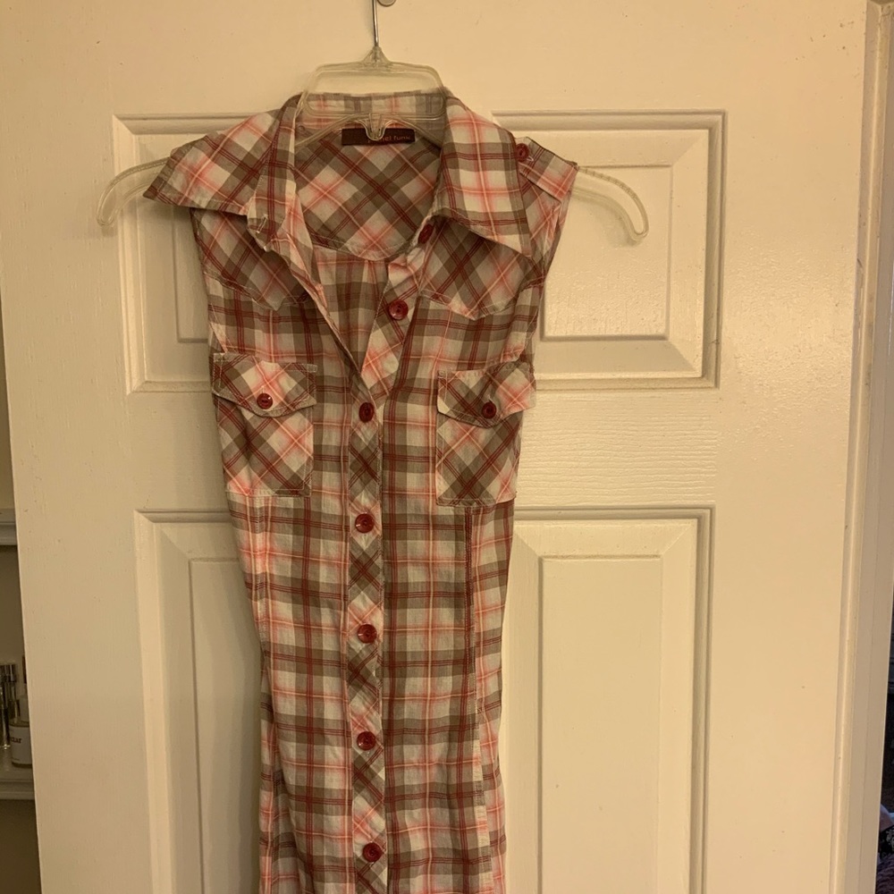 Plaid Tunic